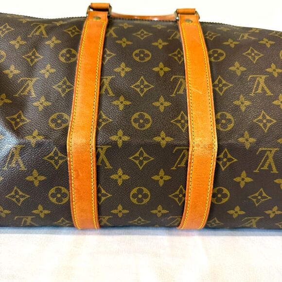 Louis Vuitton Monogram Keepall Bandoulière 45 Duffle Travel Bag - COA Included - Picture 12 of 17
